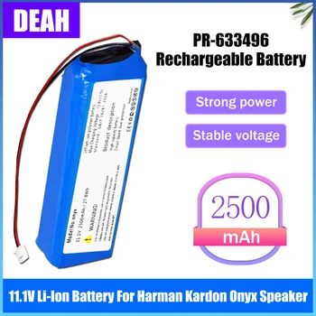2500 мАч PR-633496 PR633496 Литиевая Аккумуляторная Батарея Для Harman Kardon Onyx Bluetooth Динамик Литий-Полимерная Замена Batteria
