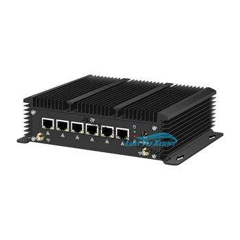 XCY Мини-ПК Pfsense 6 LAN 3865U 2955U i5 4200U i7 4500U брандмауэр VPN безвентиляторный сервер мягкий маршрутизатор COM 4 * USB
