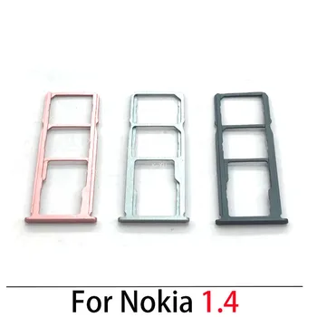 Держатель лотка для sim-карты для Nokia 1.4 / 2.4 / 3.4 Запасные части адаптера для чтения памяти SD