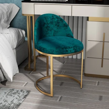 Легкая роскошь в скандинавском современном минималистичном стиле для спальни, табурет для макияжа, туалетный столик, табурет, туалетный столик, стул, кресло для маникюра