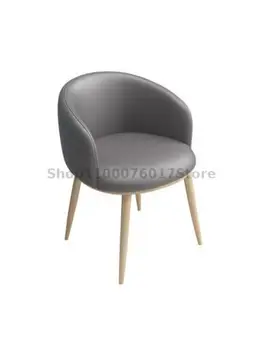 Легкое роскошное красное кресло для макияжа ins, простой рабочий стул, стул для макияжа, обеденный стул, стул для домашнего ресторана со спинкой