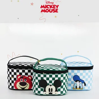 Многофункциональная сумка Disney с пайетками и Микки через плечо, косметички для покупок на открытом воздухе, сумочка в подарок подруге