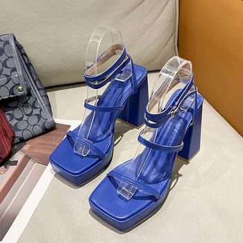 Новейшая Летняя Обувь, Однотонные Сандалии De Mujer Verano 2023, Женские Модные туфли 2023, Модный Стиль, Современные Sapatos Feminino