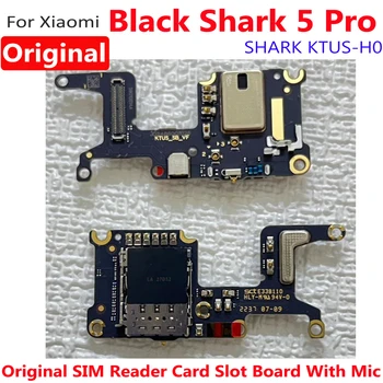 Оригинальный слот для SIM-карты, небольшая плата для Xiaomi Black Shark 5 Pro, микрофон, ЖК-экран, разъем для зарядки BlackShark