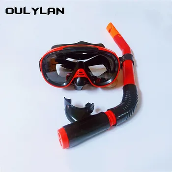 Очки для дайвинга Oulylan, набор трубок для плавания, трубка для подводного плавания, профессиональная маска для подводного плавания, трубки для подводного плавания, очки для очков, маска для взрослых Унисекс