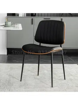 Современный итальянский обеденный стул из массива дерева, легкий роскошный стул с простой спинкой, стул для переговоров знаменитостей из сети отелей