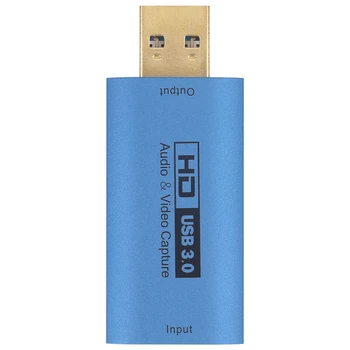 1 ШТ. USB-компьютерная карта захвата-совместимая карта захвата видео высокой четкости 4K 60Hz, карта захвата USB3.0.