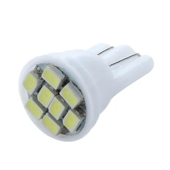 10X T10 194 168 Лампа Накаливания 8 светодиодов Белого Цвета Для Автомобиля