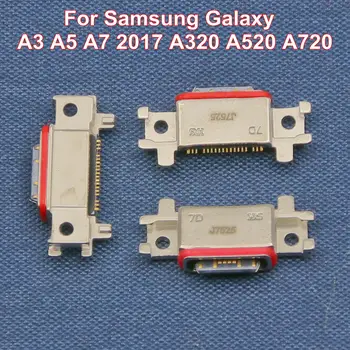 10шт Разъем для зарядки Micro USB Порт док-станции Samsung Galaxy A3 A5 A7 2017 A320 A520 A720
