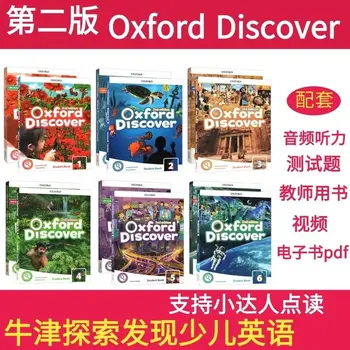 12 Buah/Set Lengkap Versi Bahasa Inggris Edisi Kedua Oxford Discover Oxford Buku Teks Bahasa Inggris Anak-anak Tingkat 1-6 Grati