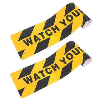 2 шт. Предупреждающие противоскользящие наклейки для наружных напольных покрытий