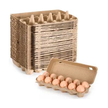20 шт. Картонных коробок для яиц, Пустых картонных коробок для яиц, Одна дюжина картонных коробок для яиц, Пустой лоток для яиц, держатель для яиц для мякоти