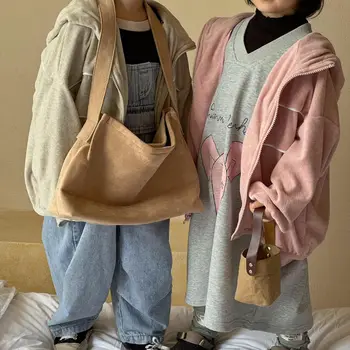 2023 Осень Новая Корейская детская одежда Детский свитер, пальто, толстовка на молнии для отдыха, одежда для маленьких девочек