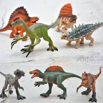 21 Стиль 15 см Маленький Динозавр Модель Игрушки Юрский Период Тираннозавр Трицератопс Анкилозавр Стегозавр Подарок Развивающие Игрушки для Детей