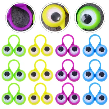 24 шт кольцо для глаз Бытовые игрушки для пальцев на Хэллоуин Портативные интерактивные детские Пластиковые обучающие детские корзины для младенцев