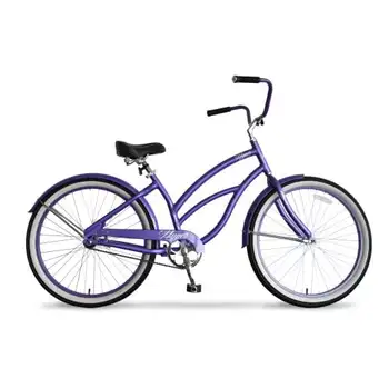 26-дюймовый велосипед Beach Cruiser, фиолетовый