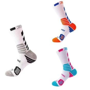 3 пары практичных профессиональных баскетбольных носков, низ для полотенец, высокая трубка, тренировка для впитывания пота и обуви