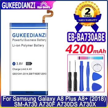 4200 мАч EB-BA730ABE Сменный аккумулятор для мобильного телефона Samsung Galaxy A8 Plus A8 + (2018) SM-A730 A730F A730DS A730X Bateria
