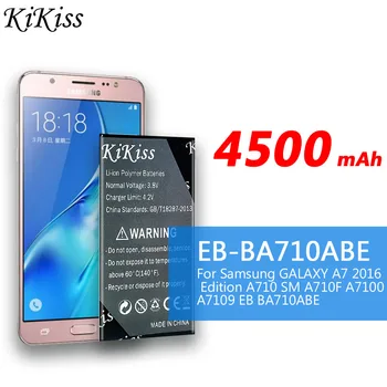 4500 мАч Батарея kikiss EB-BA710ABE EB-BA710ABA Для Samsung GALAXY A7 2016 A7100 A7109 A710 A710F Аутентичная Батарея
