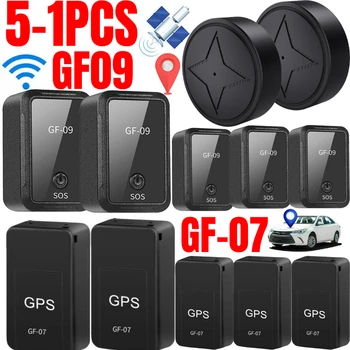5-1 шт. GF09 GF-07 GPS Трекер Умный Трекер Устройство Слежения за автомобилем Сильное Магнитное Противоугонное WiFi LBS AGPS GPS Локатор для автомобиля