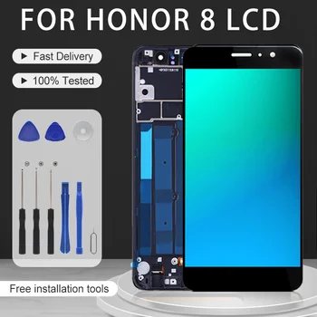 5,2 Дюймов Для Huawei Honor 8 ЖК-дисплей С Сенсорной Панелью, Дигитайзер В Сборе FRD-L19, FRD-L09, Дисплей С Инструментами, Бесплатная Доставка