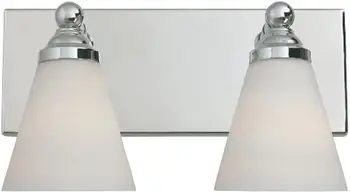 5-ламповый светильник для туалетного столика в ванной, хром, серебро 6495 пробы