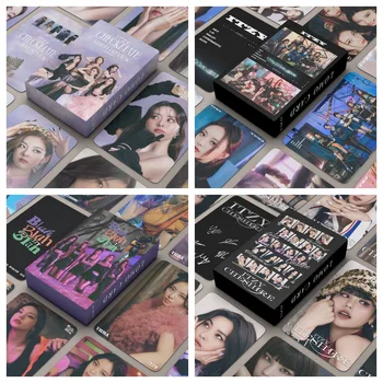 55шт Открытка Kpop ITZY Lomo 2023 Новый Альбом Открыток Kpop Girls Фотокарточка Korea Idol Фото Открытки YEZI YUNA Плакат Фанатам Подарки