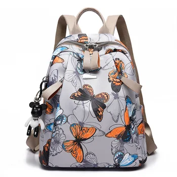 AIWITHPM Женские рюкзаки для отдыха, 15-дюймовый рюкзак для ноутбука, женская холщовая сумка на плечо, дорожная сумка на колесиках, школьный ранец