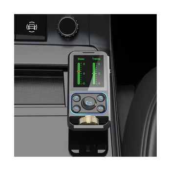 BC83 Двойная Быстрая Зарядка Автомобильный Bluetooth MP3-плеер FM-передатчик Регулятор Эквалайзера Автомобильные Аксессуары