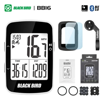 Black Bird BB16, Велосипедный компьютер, GPS, Беспроводной Велосипедный одометр, Спидометр, 2,3-дюймовый Bluetooth, 5,0, Водонепроницаемый GPS, BDS