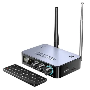 M9Pro Bluetooth Аудиоприемник Передатчик DSP Беспроводной Адаптер NFC/AUX/RCA/USB U-Диск/TF/6,5 Микрофонное Караоке/Коаксиальное/FM-Радио