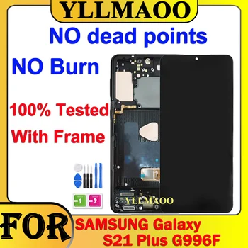 S21 + OLED Запчасти ЖК-дисплей Для Samsung Galaxy S21 Plus 5G SM-G996B G996U G986N G986B/DS Дисплей ЖК-сенсорный Экран С рамкой