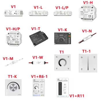 WiFi CV Контроллер led strip controller 2.4 G RF Touch Беспроводная панель дистанционного управления 1/3/4 канальный диммер для одиночной светодиодной ленты