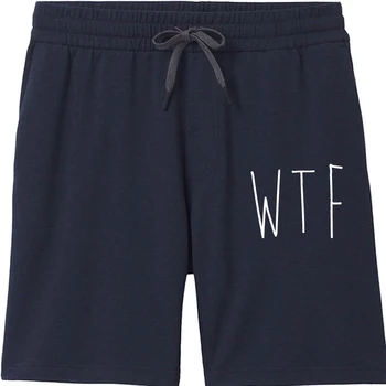 Wtf Мужские шорты с принтом больших размеров с модным слоганом Модные летние и женские шорты Бесплатная доставка