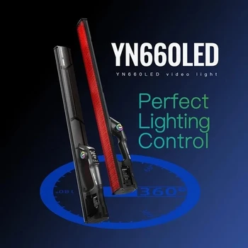 YONGNUO YN660 YN660S LED RGB Light Stick С Ручкой 2000-9900 K Освещение Живопись Творчество Заполняющий Свет Рекламное Видео Youtube