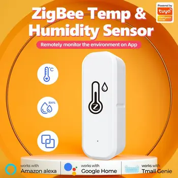Zigbee Wifi Home Smart Life Приложение Tuya Детектор гигрометра Датчик температуры влажности Термометр Гигрометр в помещении