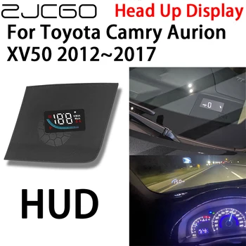 ZJCGO автомобильный HUD дисплей Спидометр Проектор Сигнализация Электронные Аксессуары для Toyota Camry Aurion XV50 2012 ~ 2017