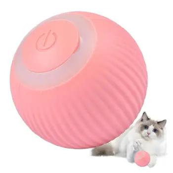 Автоматическая Игрушка Для Кошек Cat Ball Toys С Интеллектуальным Обходом Препятствий, Вращающаяся на 360 Градусов, Интеллектуальная Электронная Игрушка Для Кошек С Активированным Движением