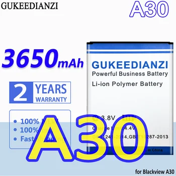 Аккумулятор большой емкости GUKEEDIANZI A30 3650mAh для мобильного телефона Blackview A30 Bateria