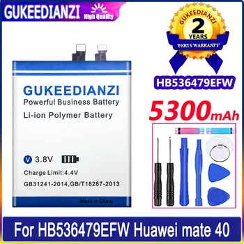 Аккумуляторная батарея для мобильного телефона большой емкости Bateria 5300 мАч для Huawei MATE40 Аккумуляторная батарея MATE 40 высокого качества