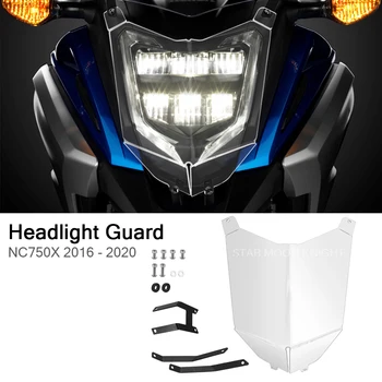 Аксессуары для мотоциклов, акриловый протектор фары, защитная крышка для Honda NC750X NC 750 X 2016 - 2018 2019 2020