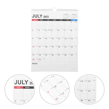 Английский календарь, ежемесячные календари для домашнего офиса, Офис на 2023-2024, Ежедневное использование, прочный, поддающийся разрыву.