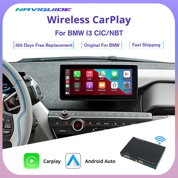 Беспроводной Автомобильный Интерфейс NAVIGUIDE CarPlay Android Auto Для системы BMW I3 CIC/NBT С Функцией Зеркальной связи AirPlay Car Play