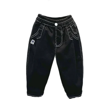 Брюки для мальчика, однотонные брюки, повседневный стиль для мальчиков, детские брюки для мальчиков, весенне-осенняя детская одежда
