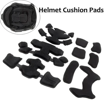 Внутренние накладки для тактического шлема Универсальные защитные накладки для страйкбольного пейнтбольного шлема для шлемов Fast MICH IBH AF двухслойные