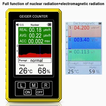 Датчик температуры и влажности ядерного излучения XR3 PRO Geiger, детектор электромагнитного излучения 4-в-1