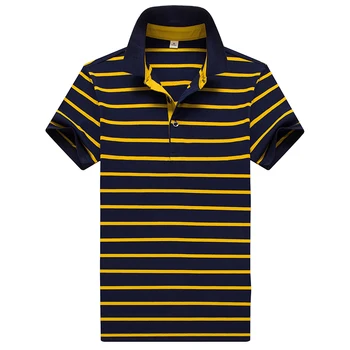 Деловая повседневная мужская рубашка поло, уличная одежда, модный высококачественный хлопок, простые классические рубашки поло для гольфа с коротким рукавом