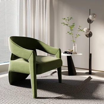 Дизайнерский макияж Стулья для гостиной Nordic Floor Роскошное кресло для чтения в гостиной Современная столовая Мебель для чтения Poltrona Salon