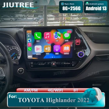 Для CROWN KLUGER TOYOTA Highlander 2021 2022 Android 13 Автомобильный Радио Мультимедийный Плеер 2 Din GPS Carplay Авторадио Стерео Головное Устройство