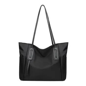 Женская портативная сумка через плечо, профессиональная простая большая сумка на одно плечо для пригородных поездок, холщовая сумка большой емкости Ins